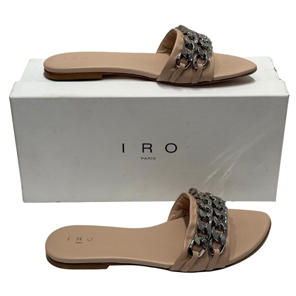 $400 IRO blush sandals size 8 / eu 38 - Picture 1 of 5